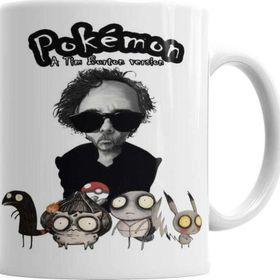 Baskı Dükkanı KB5385 Pokemon Tim Burton Porselen Kupa Bardak