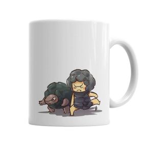 Baskı Dükkanı KB5387 Pikachu Gentleblack Porselen Kupa Bardak