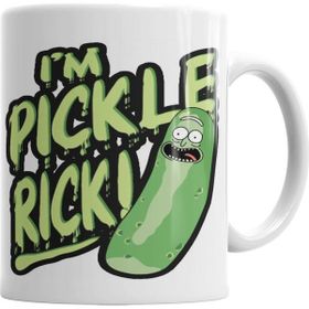 Baskı Dükkanı KB5388 Pickle Rick Porselen Kupa Bardak