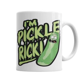 Baskı Dükkanı KB5388 Pickle Rick Porselen Kupa Bardak