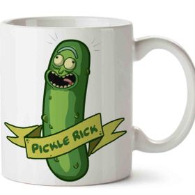 Baskı Dükkanı KB5388 Pickle Rick Porselen Kupa Bardak