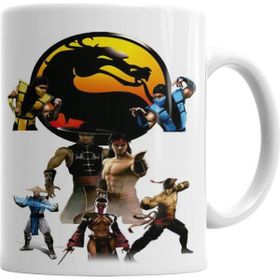Baskı Dükkanı KB5393 Pedido Do Clıente Mortal Combat Porselen Kupa Bardak