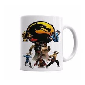 Baskı Dükkanı KB5393 Pedido Do Clıente Mortal Combat Porselen Kupa Bardak