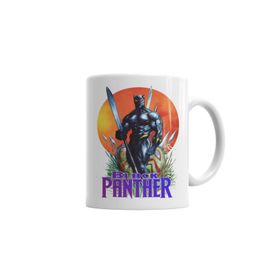 Baskı Dükkanı KB5397 Pantera Negra Rei De Wakanda Porselen Kupa Bardak