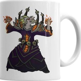 Baskı Dükkanı KB5403 Warlock Junkrat Porselen Kupa Bardak