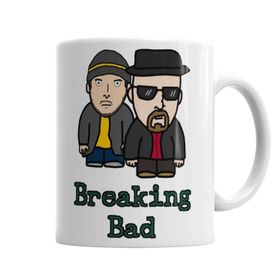 Baskı Dükkanı KB5404 Walter White E Jesse Pinkman Porselen Kupa Bardak