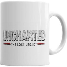Baskı Dükkanı KB5422 Uncharted The Lost Legacy Logo Porselen Kupa Bardak