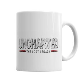 Baskı Dükkanı KB5422 Uncharted The Lost Legacy Logo Porselen Kupa Bardak