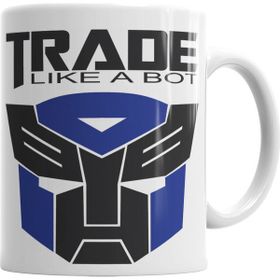 Baskı Dükkanı KB5428 Trade Like A Bot Porselen Kupa Bardak