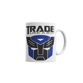 Baskı Dükkanı KB5428 Trade Like A Bot Porselen Kupa Bardak