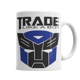 Baskı Dükkanı KB5428 Trade Like A Bot Porselen Kupa Bardak