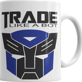 Baskı Dükkanı KB5428 Trade Like A Bot Porselen Kupa Bardak