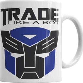 Baskı Dükkanı KB5428 Trade Like A Bot Porselen Kupa Bardak