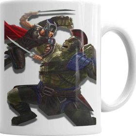 Baskı Dükkanı KB5440 Thor Ragnarok Marvel Porselen Kupa Bardak