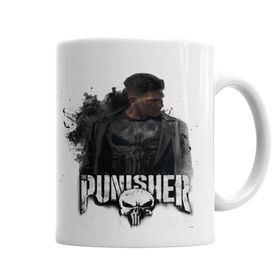 Baskı Dükkanı KB5446 The Punısher Justiceiro Serie Porselen Kupa Bardak