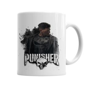 Baskı Dükkanı KB5446 The Punısher Justiceiro Serie Porselen Kupa Bardak