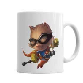 Baskı Dükkanı KB5472 Teemo Porselen Kupa Bardak