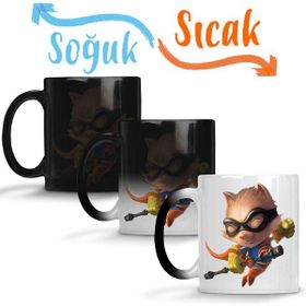 Baskı Dükkanı KB5472 Teemo Porselen Kupa Bardak