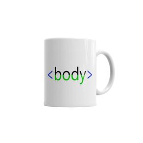 Baskı Dükkanı KB5477 Tag Body Porselen Kupa Bardak