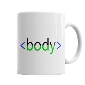 Baskı Dükkanı KB5477 Tag Body Porselen Kupa Bardak