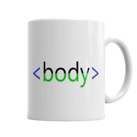 Baskı Dükkanı KB5477 Tag Body Porselen Kupa Bardak