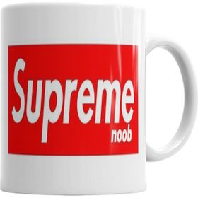 Baskı Dükkanı KB5484 Supreme Noob Porselen Kupa Bardak