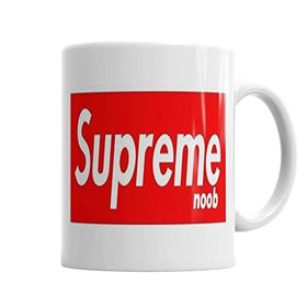 Baskı Dükkanı KB5484 Supreme Noob Porselen Kupa Bardak