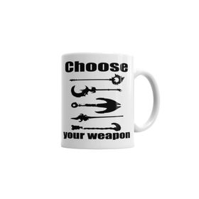 Baskı Dükkanı KB5485 Support Choose Your Weapon Porselen Kupa Bardak