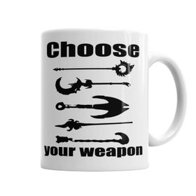 Baskı Dükkanı KB5485 Support Choose Your Weapon Porselen Kupa Bardak