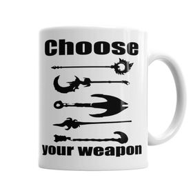 Baskı Dükkanı KB5485 Support Choose Your Weapon Porselen Kupa Bardak