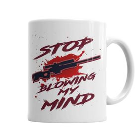 Baskı Dükkanı KB5499 Stop Blowing My Mind Porselen Kupa Bardak