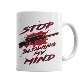 Baskı Dükkanı KB5499 Stop Blowing My Mind Porselen Kupa Bardak
