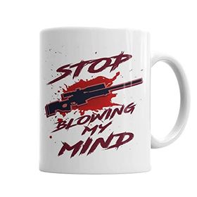 Baskı Dükkanı KB5499 Stop Blowing My Mind Porselen Kupa Bardak