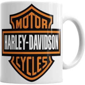 Baskı Dükkanı KB551 Harley Davidson Porselen Kupa Bardak