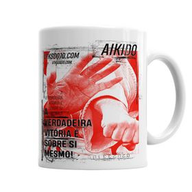 Baskı Dükkanı KB5525 Aıkıdo Poster Porselen Kupa Bardak