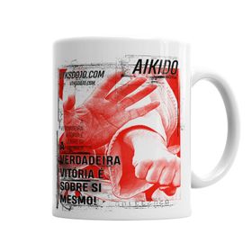 Baskı Dükkanı KB5525 Aıkıdo Poster Porselen Kupa Bardak