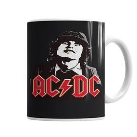 Baskı Dükkanı KB5533 Ac Dc Angus Young Porselen Kupa Bardak