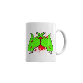 Baskı Dükkanı KB5550 Zumbi X Porselen Kupa Bardak