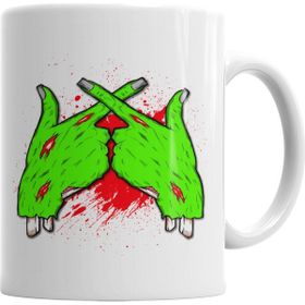 Baskı Dükkanı KB5550 Zumbi X Porselen Kupa Bardak