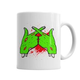 Baskı Dükkanı KB5550 Zumbi X Porselen Kupa Bardak