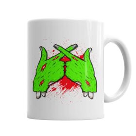 Baskı Dükkanı KB5550 Zumbi X Porselen Kupa Bardak