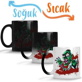 Baskı Dükkanı KB5553 Zumbi Porselen Kupa Bardak