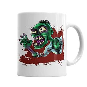 Baskı Dükkanı KB5553 Zumbi Porselen Kupa Bardak
