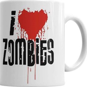 Baskı Dükkanı KB5554 Zombiestop Porselen Kupa Bardak