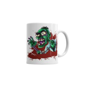Baskı Dükkanı KB5557 Zombi Porselen Kupa Bardak