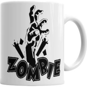 Baskı Dükkanı KB5557 Zombi Porselen Kupa Bardak