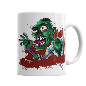 Baskı Dükkanı KB5557 Zombi Porselen Kupa Bardak