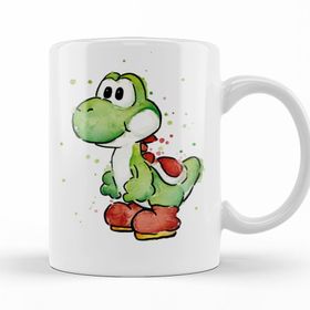 Baskı Dükkanı KB5572 Yoshi Porselen Kupa Bardak