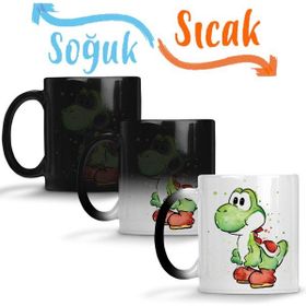 Baskı Dükkanı KB5572 Yoshi Porselen Kupa Bardak