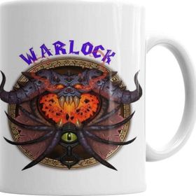 Baskı Dükkanı KB5585 Wow Warlock Porselen Kupa Bardak